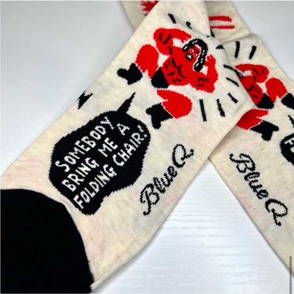 Blue Q Pro Wrestling Crew Socks NWT - Picture 9 of 11